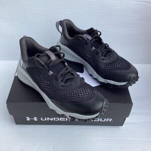 Under Armour Men's Charged Maven Trail Running Shoe Black-Mod Gray-White Sz 11.5